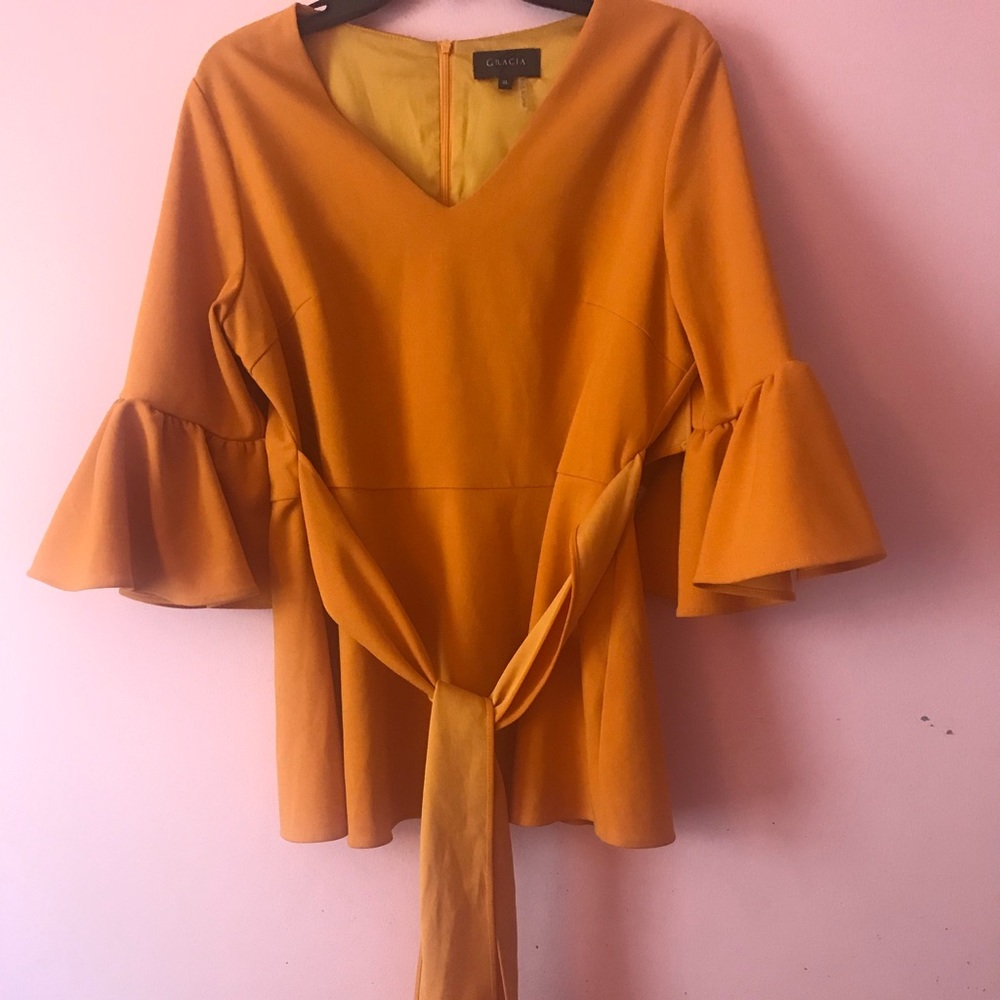 Gracia Yellow Top